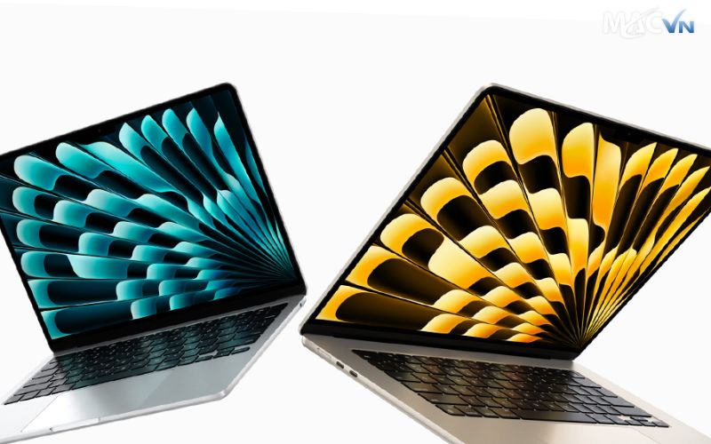 macbook air m2 2023 chip apple m2 va gpu 10 nhan Macbook Air M2 15inch 2023 - NEW Macbook Air M2 2023 - Chip Apple M2 và GPU 10 nhân