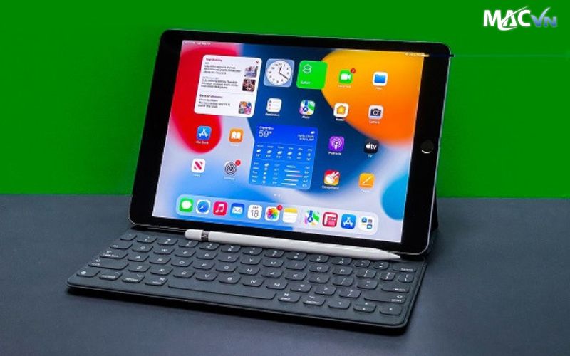 ipad gen 9 duoc trang bi but cam ung apple pencil va ban phim smart keyboard iPad Gen 9 Wifi 256Gb iPad Gen 9 được trang bị bút cảm ứng Apple Pencil và bàn phím Smart Keyboard