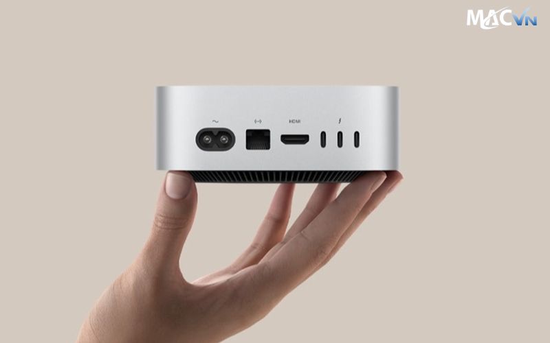 thiet ke nho gon tinh te cua mac mini m4 24gb Mac Mini M4 24GB 256GB Thiết kế nhỏ gọn tinh tế của Mac Mini M4 24GB