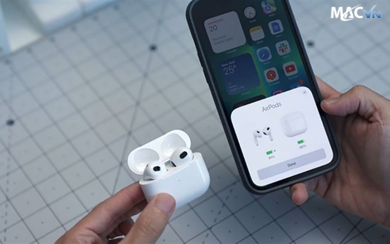 ket noi khong day muot ma xa den 10m cua airpods 3 lightning Airpods 3 Lightning Kết nối không dây mượt mà xa đến 10m của Airpods 3 Lightning