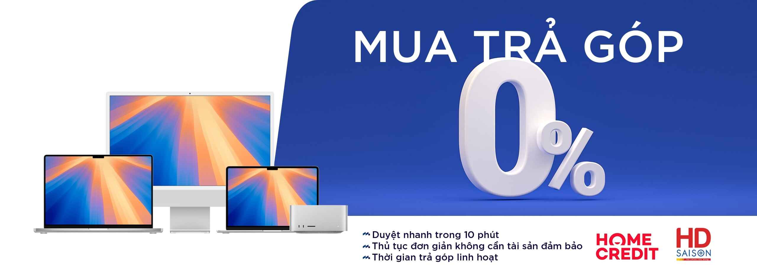 Hỗ trợ mua trả góp 0%
