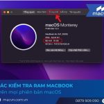 Cách kiểm tra Ram Macbook