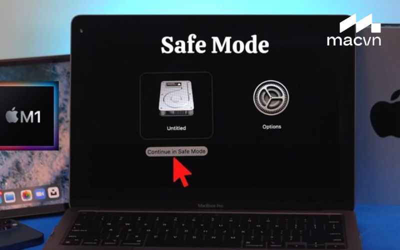 macbook khong len nguon 6 Macbook không lên nguồn? Cách xử lý hiệu quả bạn nên biết Sử dụng chế độ Safe Mode
